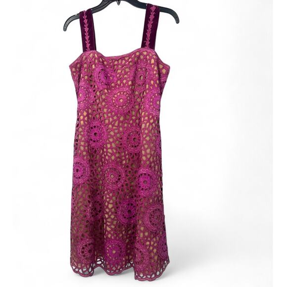 Max Nugus 2 / S Haute Couture dress & matching jacket embroidery lace cutouts - Picture 2 of 5